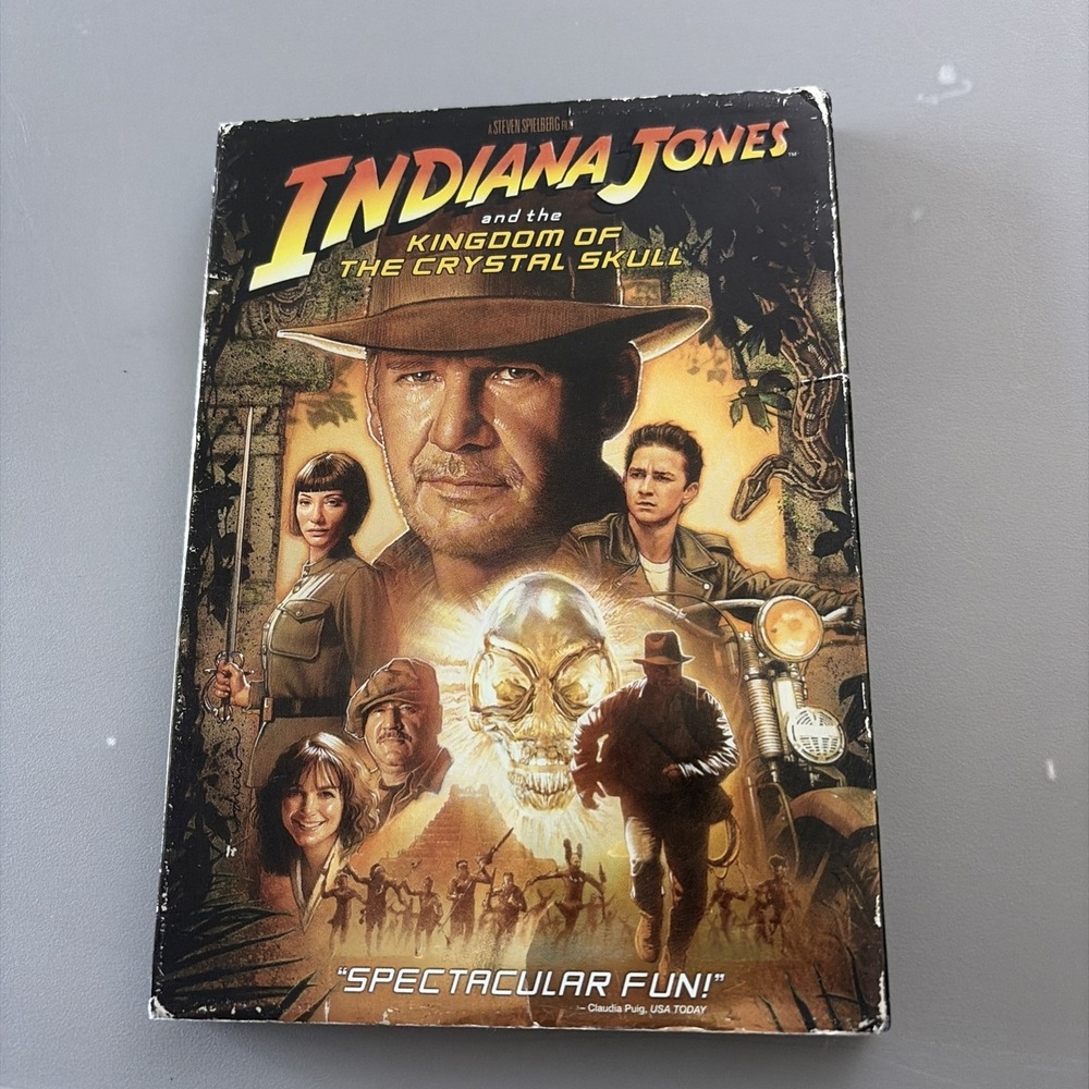 Indiana Jones and the Kingdom of the Crystal Skull DVD 2008 Spielberg